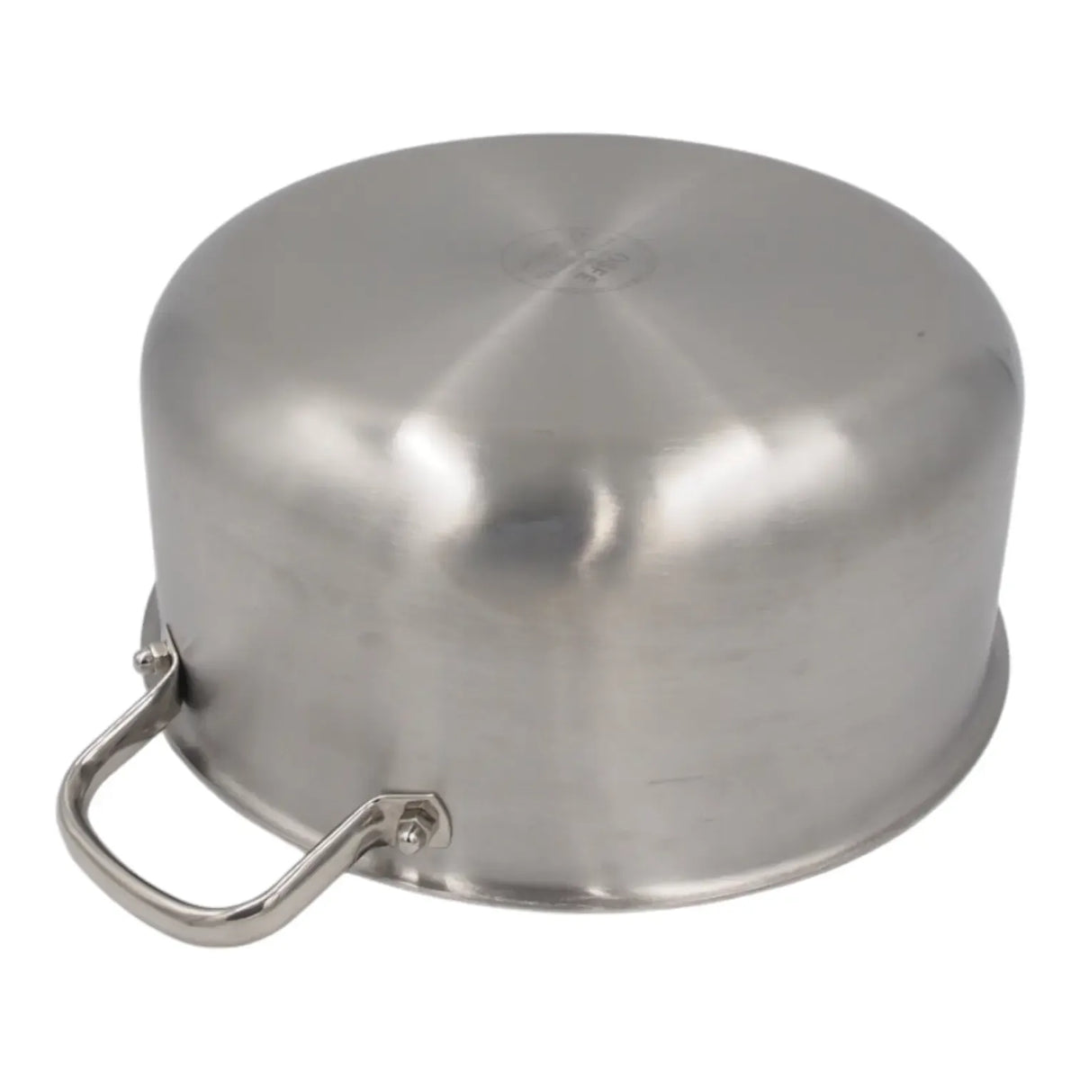 Nerūdijančio plieno puodas OSFÉ Tri-Ply, 26 cm, 7 l, su dangčiu, tinkamas virimui ir kepimui.