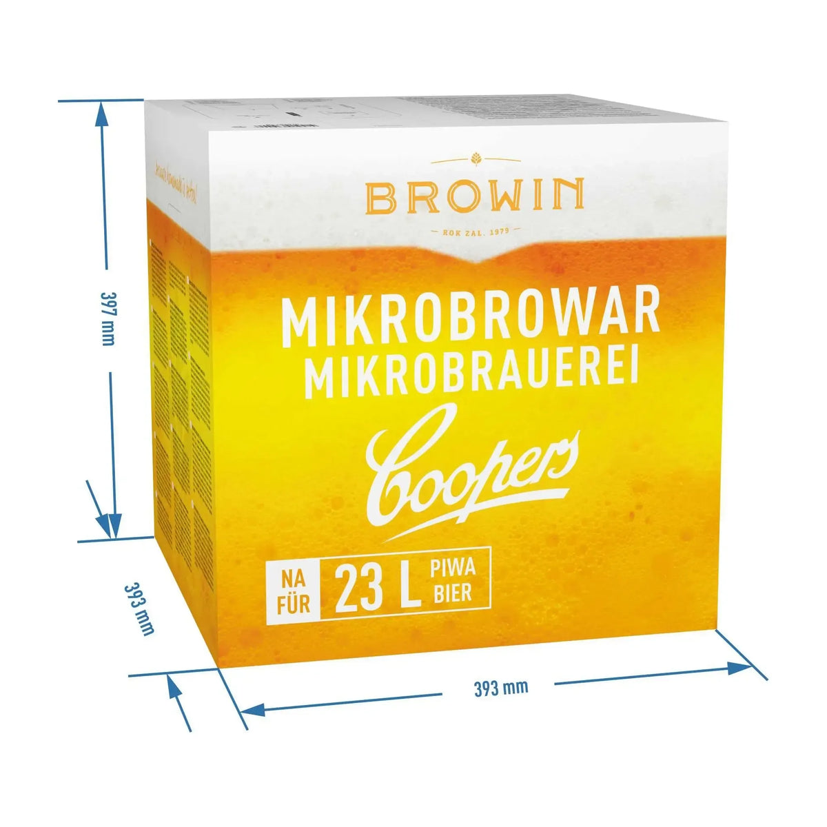Alaus gamybos rinkinys MicroBrewery ECO 2, pilnas komplektas namų alaus darymui, su butelių ir reikmenų rinkinys.