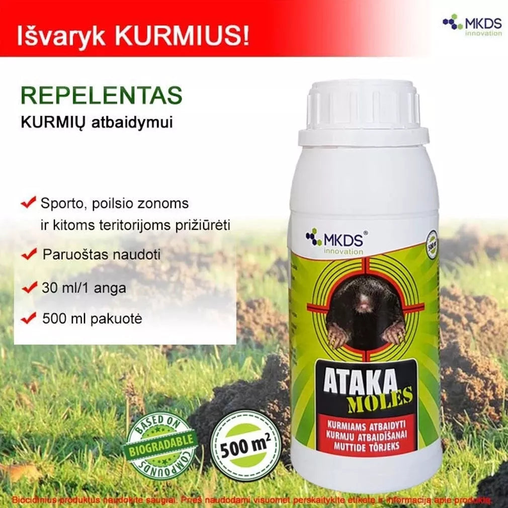 Ataka muttide peletaja, 500 ml