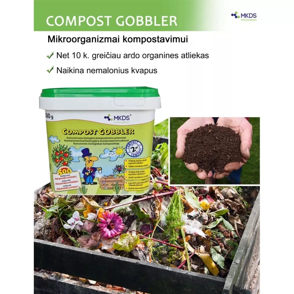 Compost Gobbler mikroorganismid kompostimiseks, 500 g