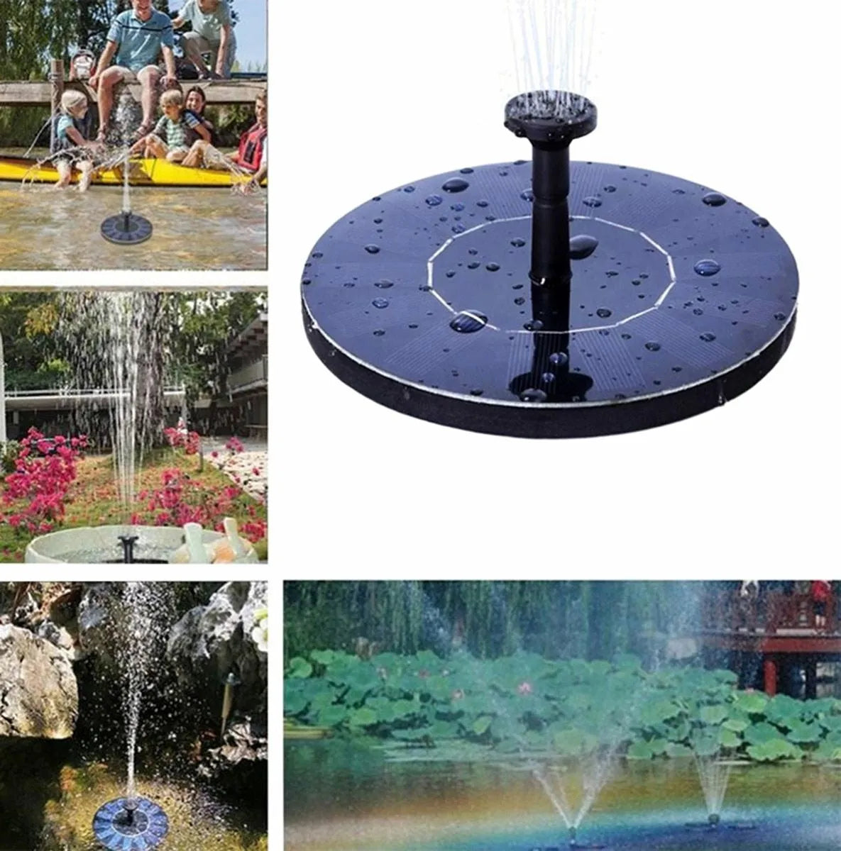 Fontano pump koos päikesepaneeliga