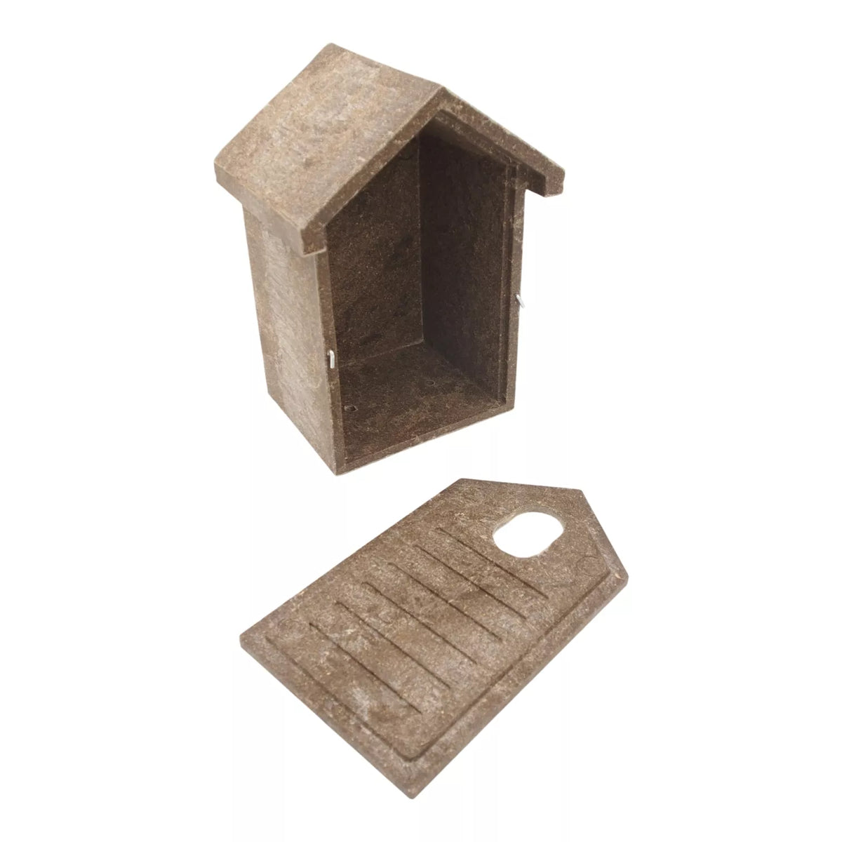 Polümeerpuust tihaste pesakast ovaalse avaga 5 × 3 cm