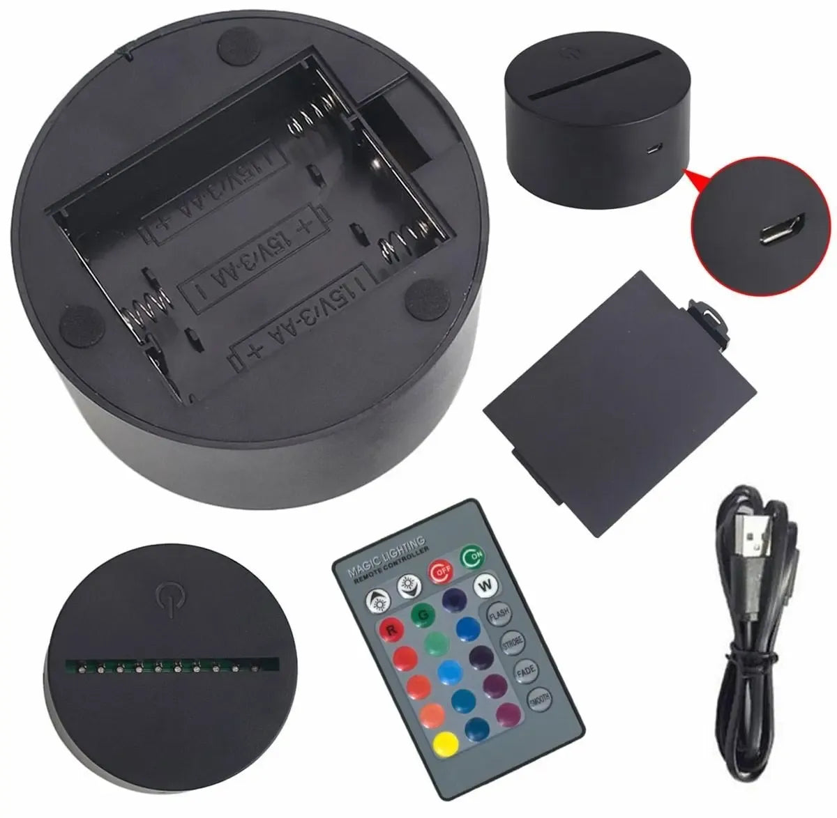 Šviesus RGB LED meškiuko formos šviestuvas su širdele, minkštas ir spalvingas apšvietimas vaikų kambariui.