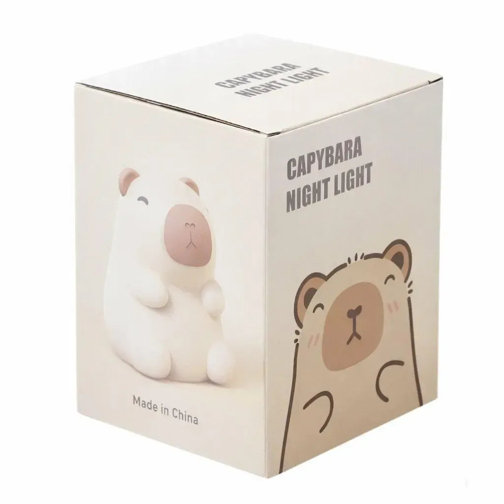Spalvų kaitos LED naktinė lemputė vaikams, šviesi ir švelni, su žaismingu dizainu, skirta vaikų miegamajai patalpai.