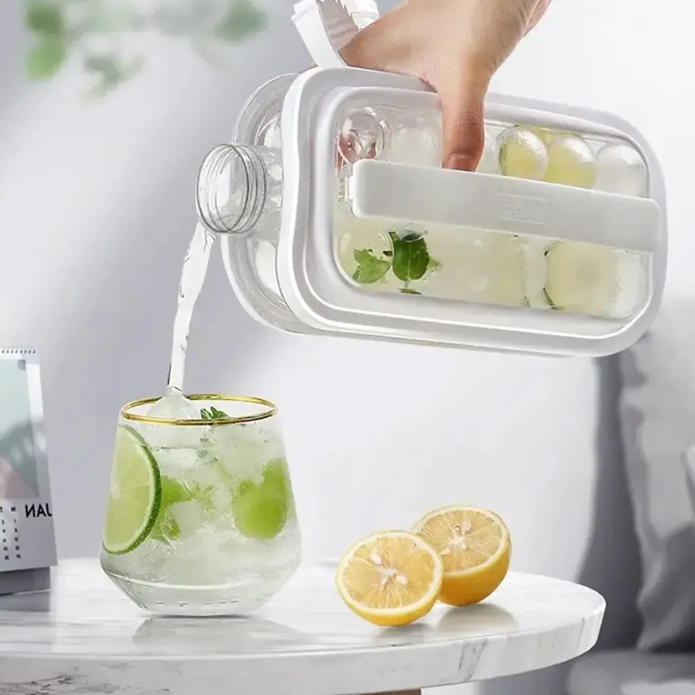 Originali ledukų forma „gertuvė“ 24 vnt., silikoninė forma ledukų gamybai, rankena ir detalus dizainas.