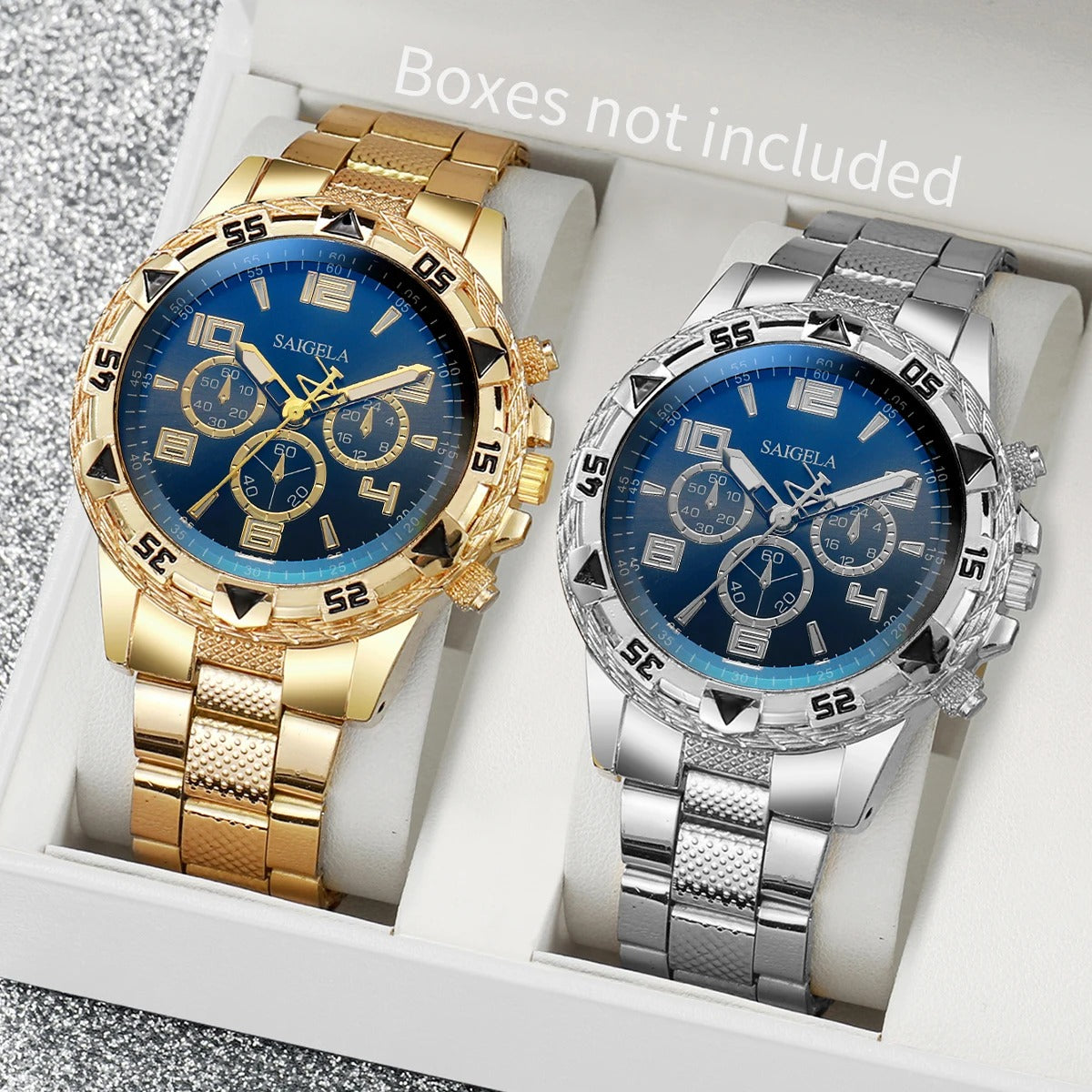 Vyriškas prabangus laikrodis Timeless Duo iš Lektro.lt, dviejų laikrodžių komplektas su elegantišku dizainu.