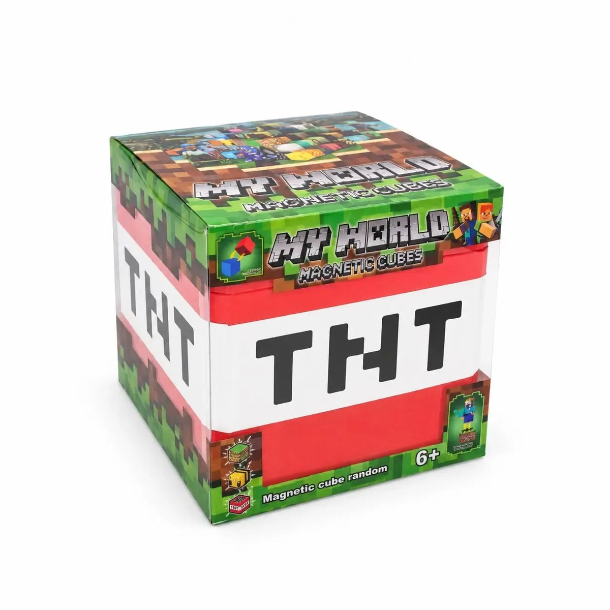 Magnetiline Minecrafti-laadne ehituskomplekt TNT
