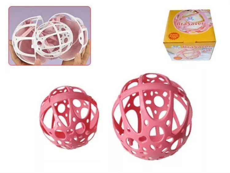 Liemenėlių skalbimo sistema „Saver Bubble Bra“ su specialiu skalbimo kamuoliu, skirtu liemenėlių apsaugai ir švarai.