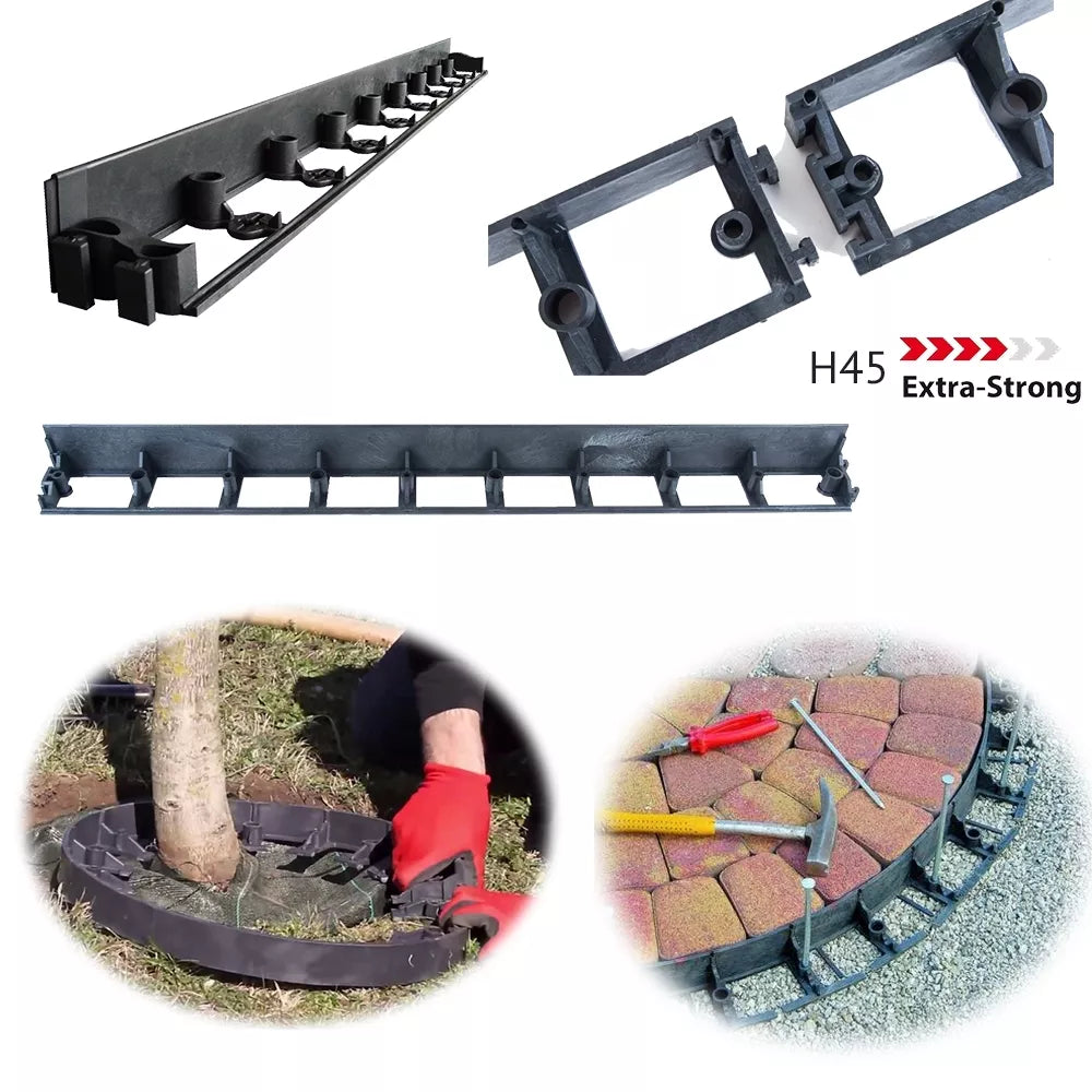 Plastikust äärekivi 45 x 24 tk.