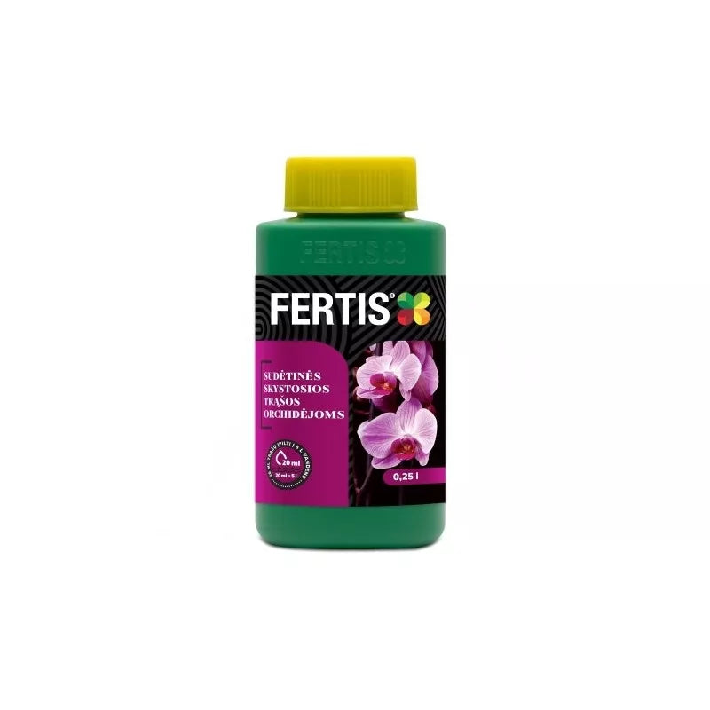 Orhideedele mõeldud vedelad kompleksväetised FERTIS, 0,25 l
