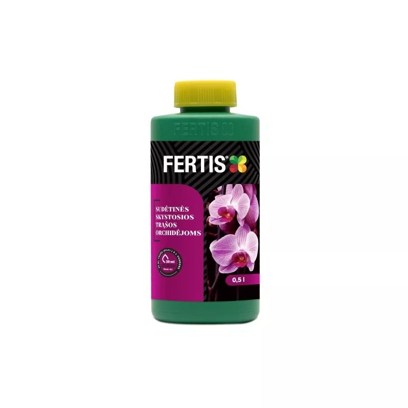 Orhideedele mõeldud vedel kompleksväetis FERTIS, 0,5 l