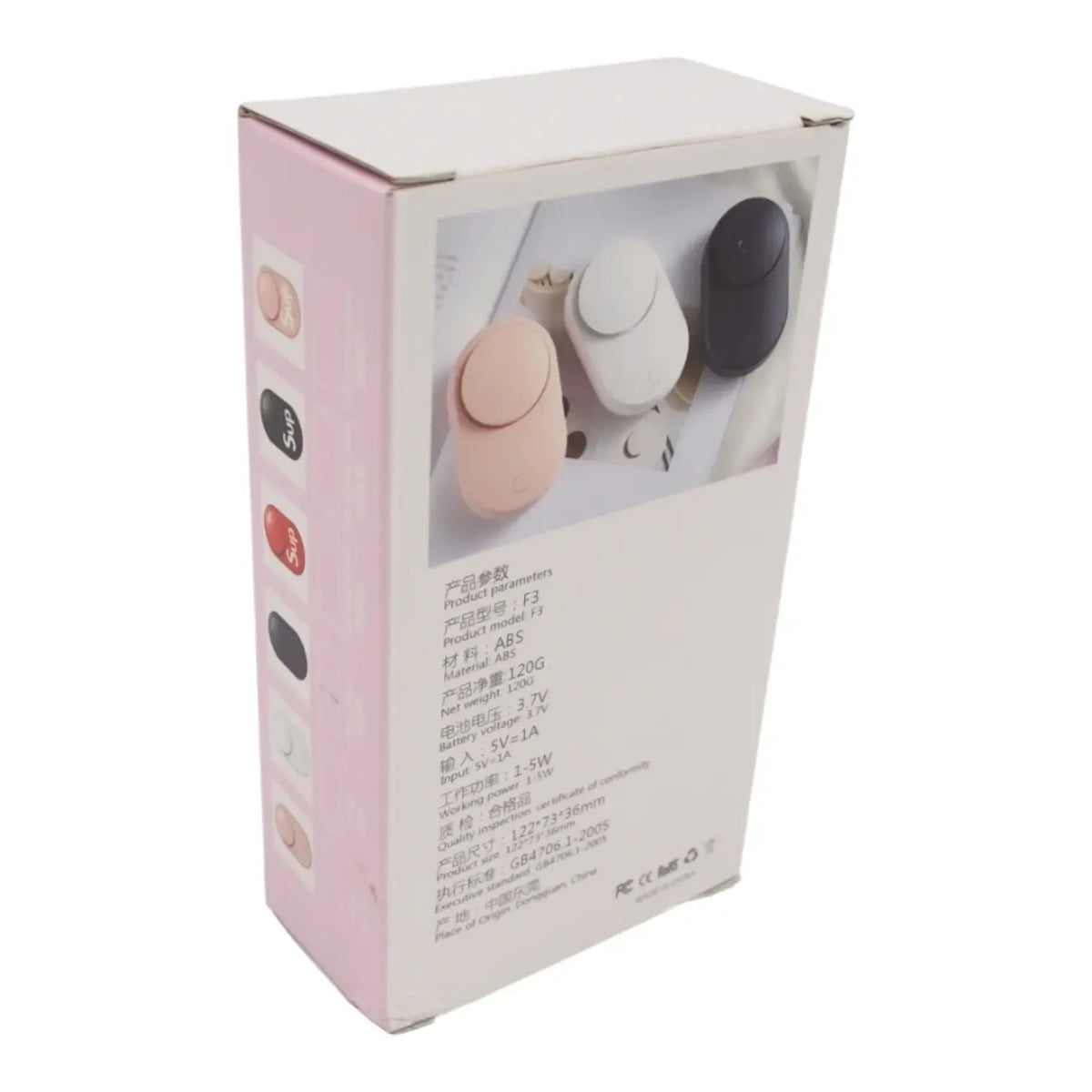 USB ventiliatorius blakstienoms ir makiažui, mažas ir rankinis, su emoji dizainu, skirtas vėsinti ir mėgautis komfortu.