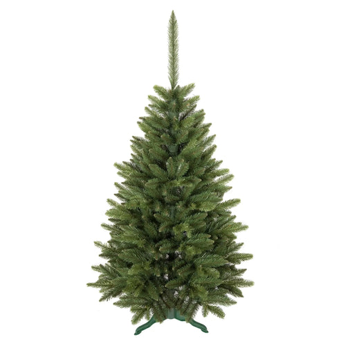 Dirbtinė Kalėdų eglutė Bergamo Premium, 120 cm, su žaliais adatėmis ir detaliomis šakomis, puikiai papuošimui.