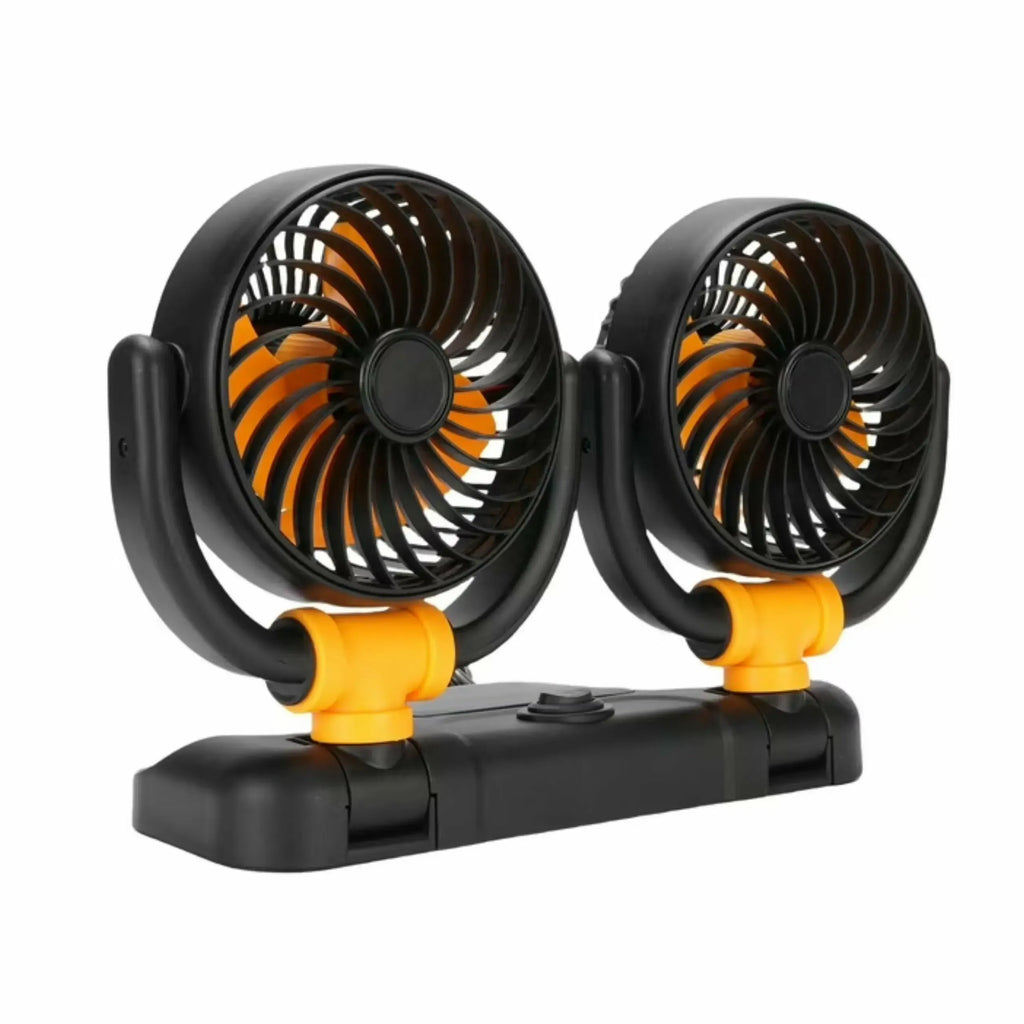 12 V kahekordne auto ventilaator