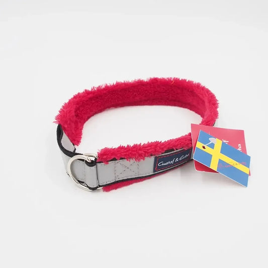 Žieminis šuns antkaklis Gustaf & Evita, 45 cm, storas ir šiltas, tinka šaltam orui, su reguliuojama apvado dalimi.