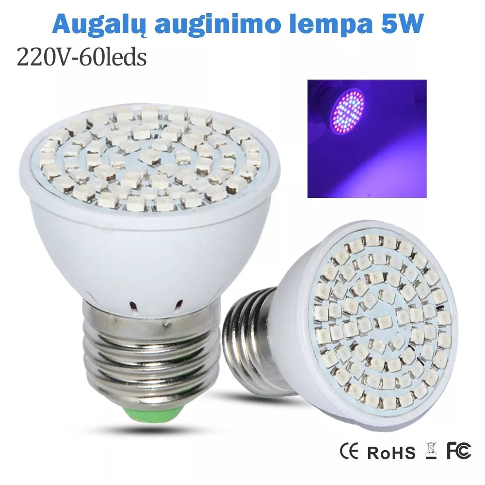 5W taimede kasvatamise lamp