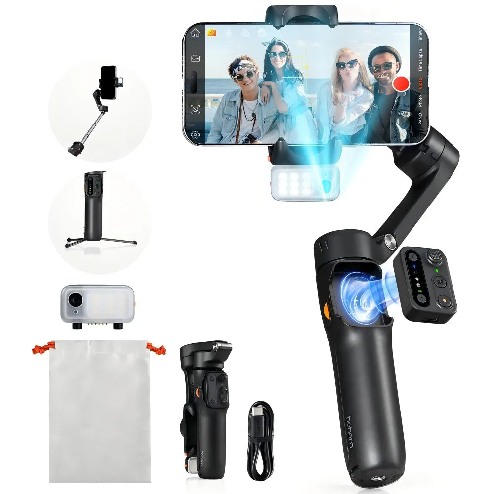 Hohem V3 Išmaniojo Telefono Stabilizatorius – Paverskite Savo Kadrus Profesionaliais!