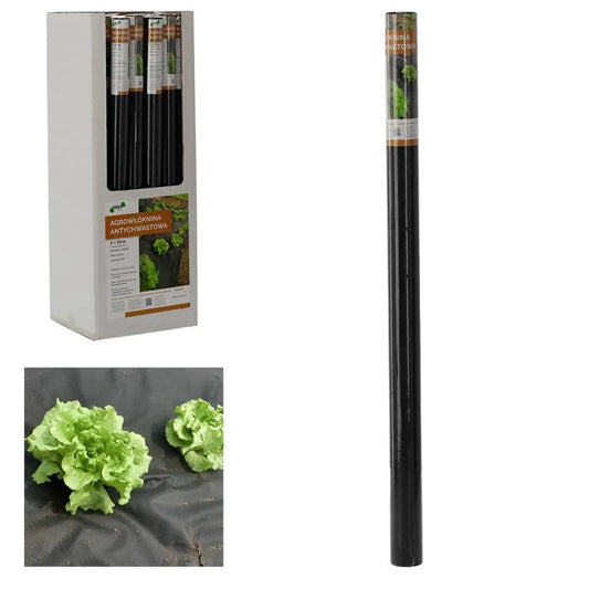 Umbrohutõrje agrokiud 1 x 10 m, must, 50 g/m²