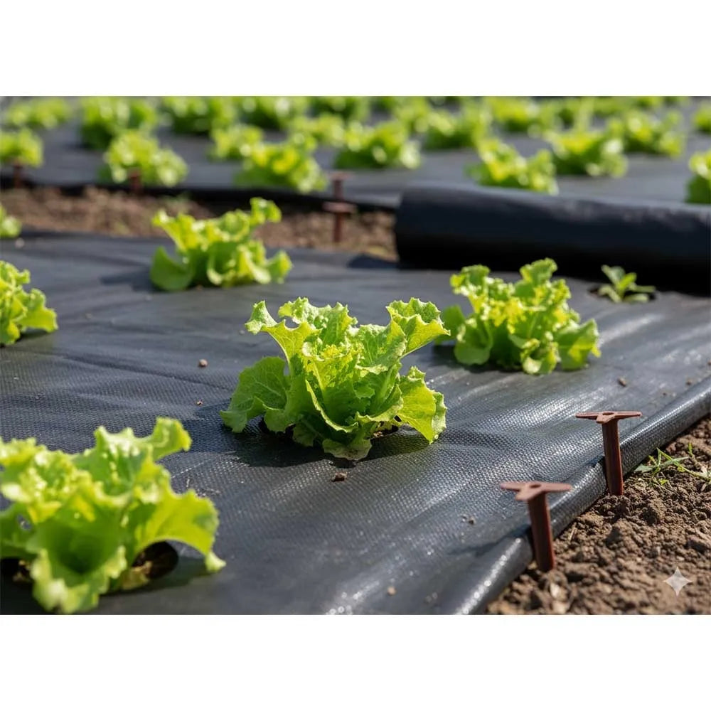 Umbrohutõrje agrokiud 1 x 10 m, must, 50 g/m²