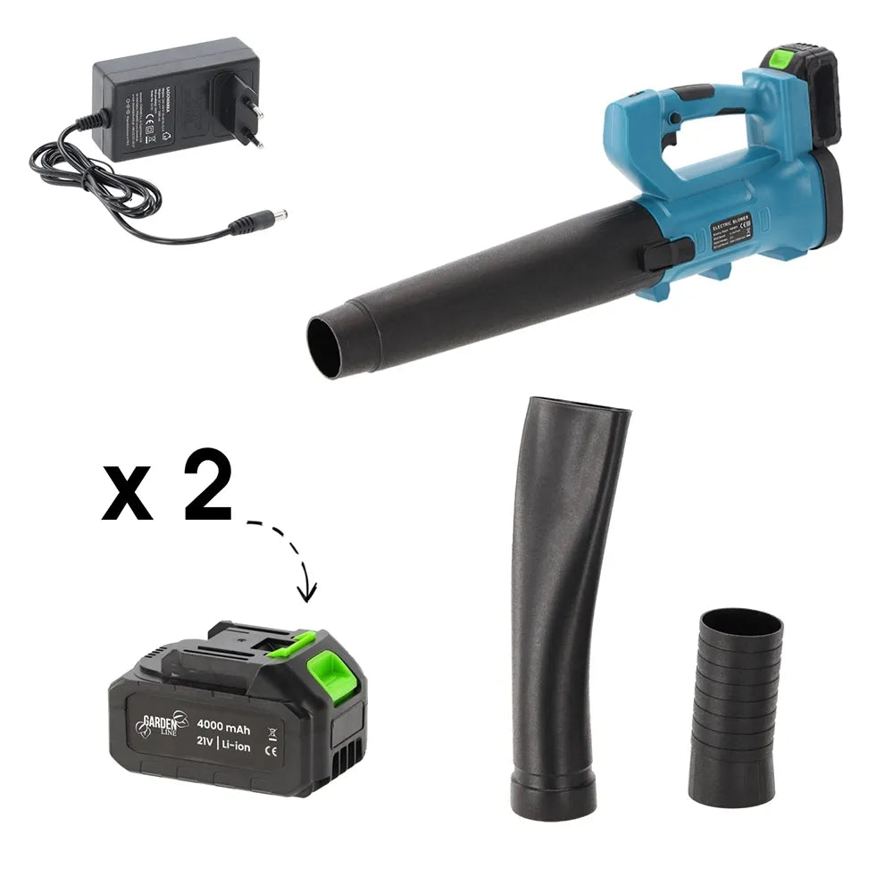 Akutoitel lehepuhur 1500W 21V kahe akuga