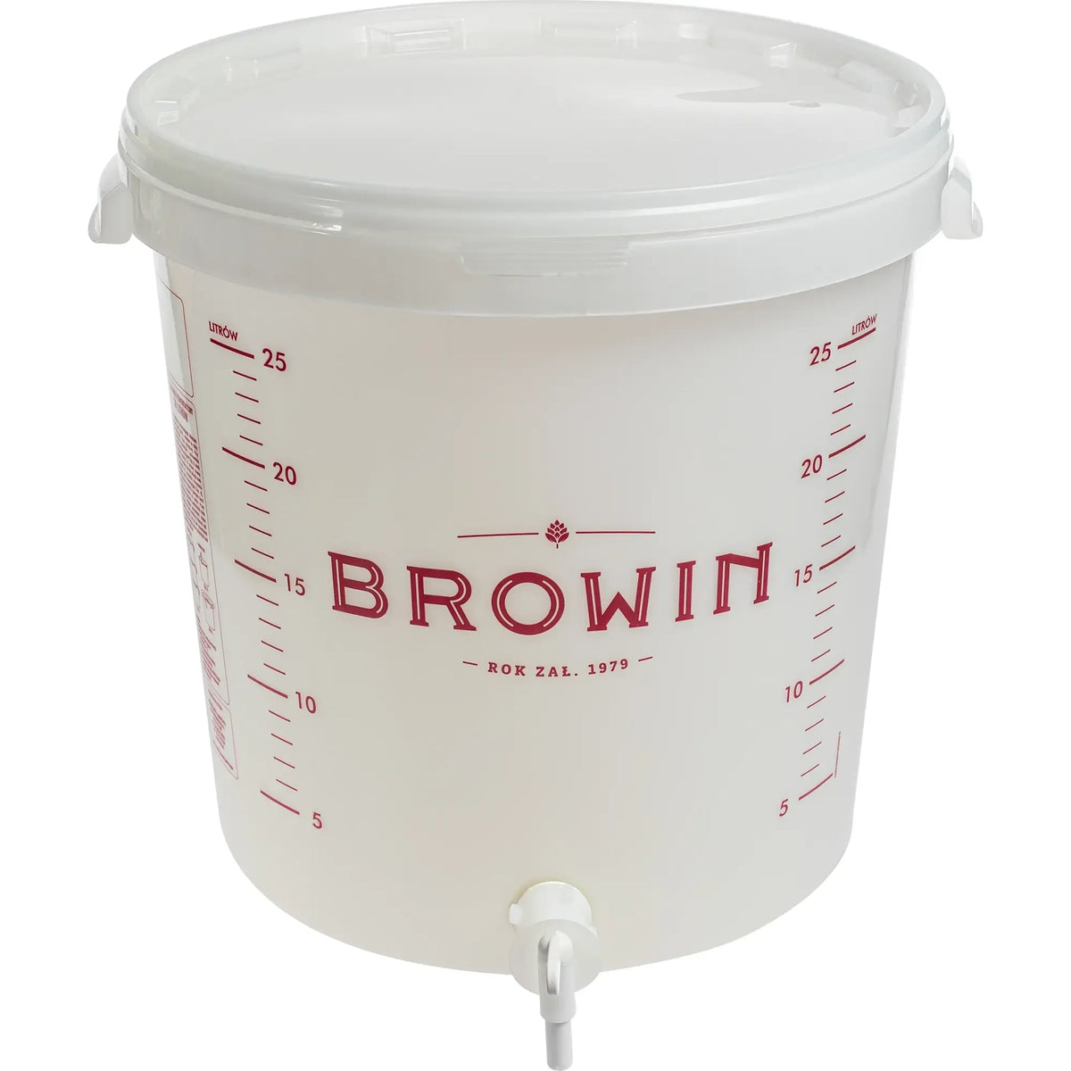 Alaus gaminimo rinkinys MicroBrewery „1“ su 30L fermentacijos talpa, matomos fermentacijos indas ir komponentai.
