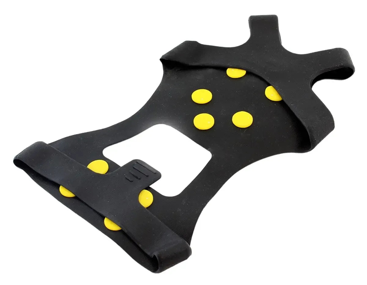 Neslystantys batų apkaustai su smaigalių, skirti dydžiui 39–42, apsaugo nuo slydimo ir pagerina batų sukibimą.