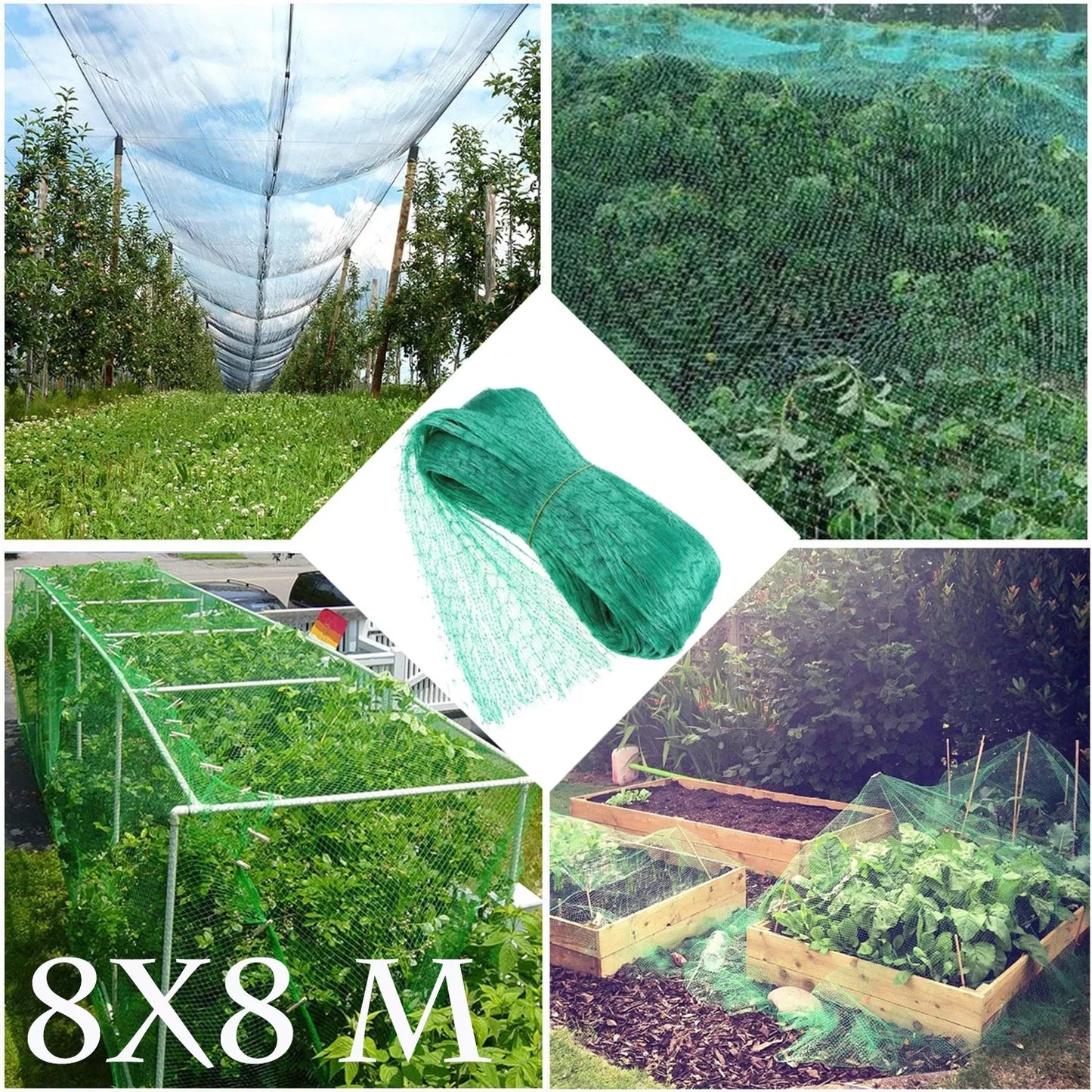 Lindude Vastane Kaitsevõrk, 8 x 8 m