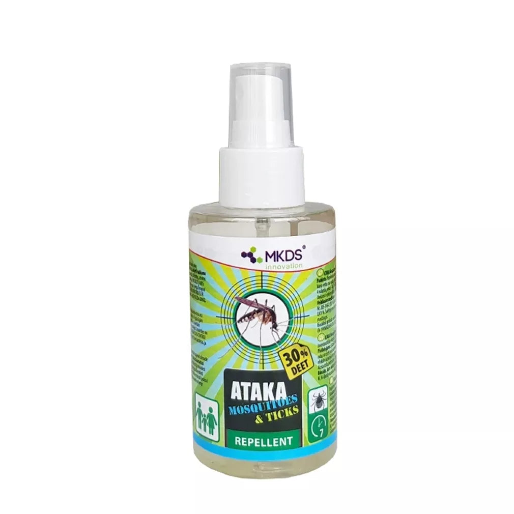 ATAKA Mosquitoes & Ticks – sääskede ja puukide tõrjevahend, 100 ml
