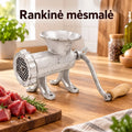 Aukštos kokybės rankinė mėsmalė Nr. 12 TR2306C, metalinė rankena ir tvirtas korpusas, naudinga namų virtuvėje.