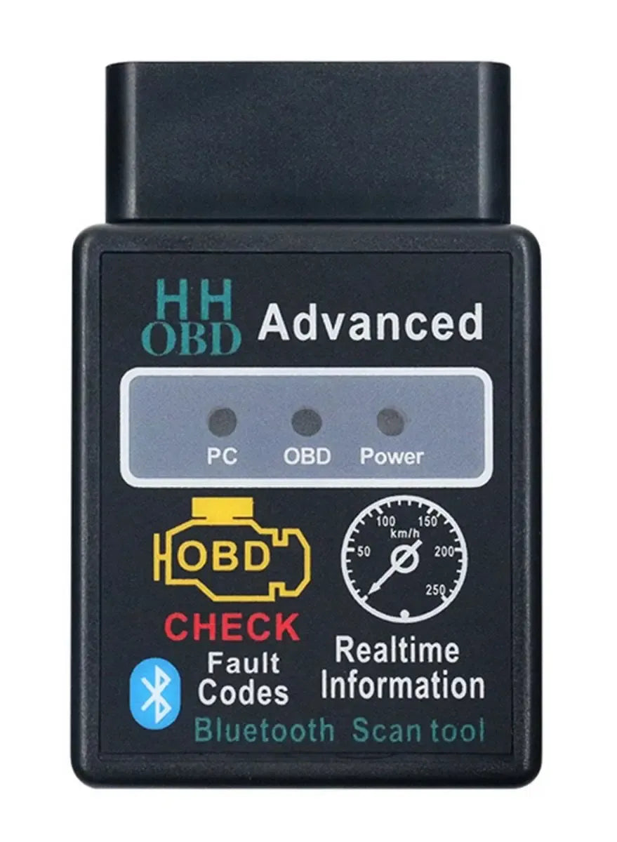 Bluetooth OBD2 automobilio diagnostikos skaitytuvas ELM327, skirtas automobilių diagnostikai ir gedimų skaitymui.