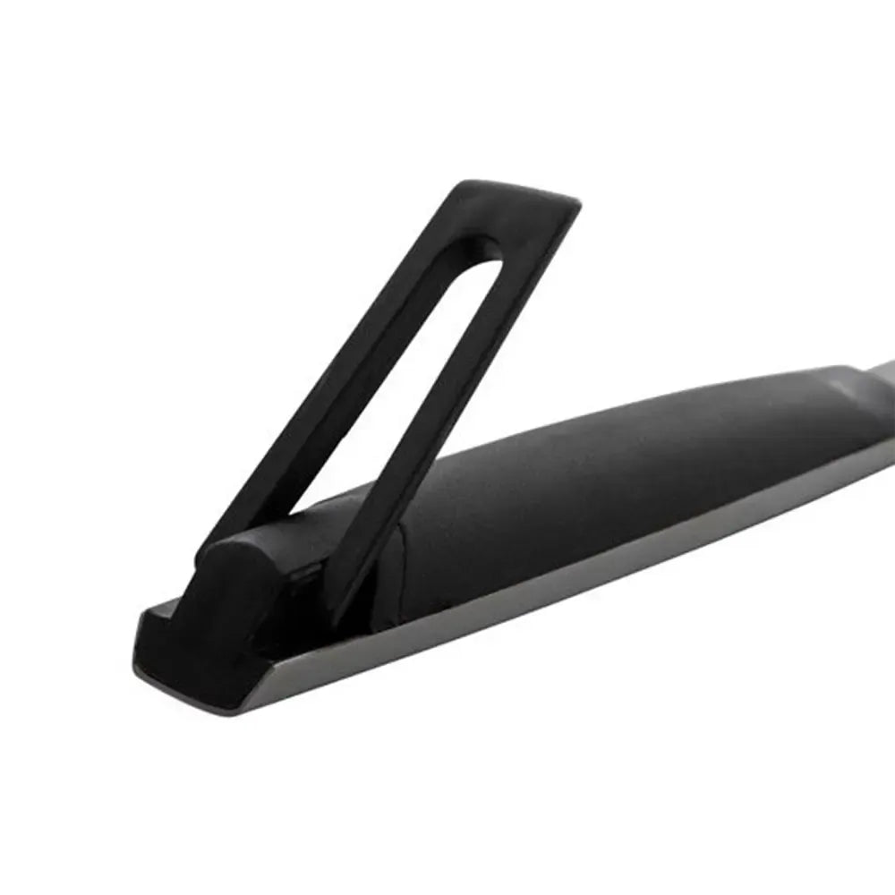 Ilgos 46 cm Landmann BBQ mentelė su mediniu rankena, tinkama kepsnių ir mėsos kepimui ant grilio.