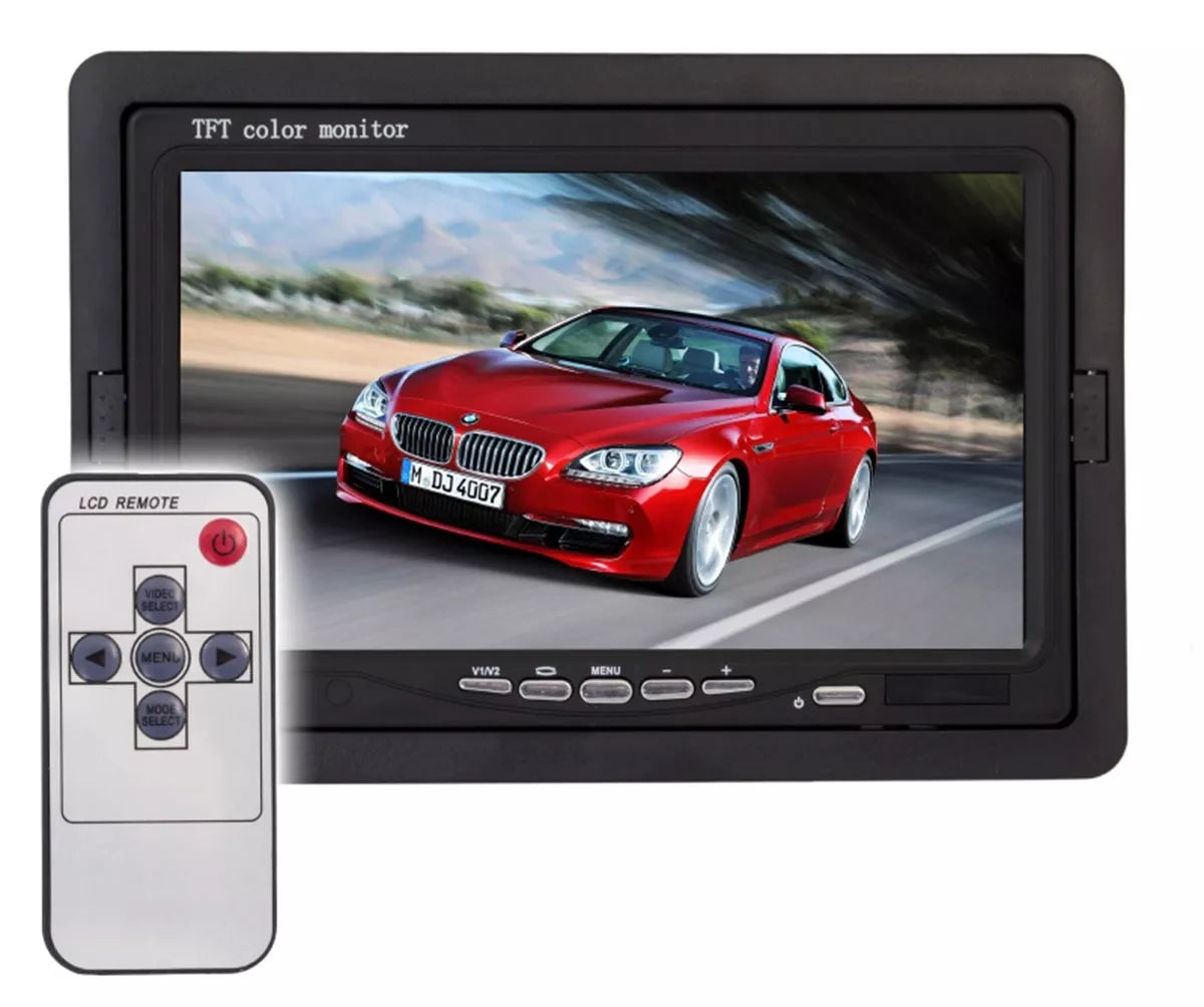 Juhtmevaba tahavaatekaamera autole + 7" LCD ekraan