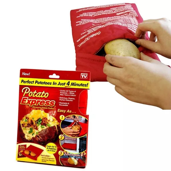 Korduvkasutatav kartulite küpsetuskott "Potato Express"