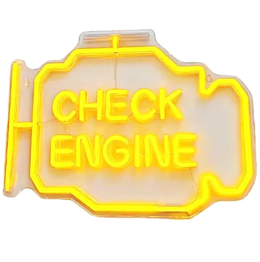 Dekoratiivne valgusti "CHECK ENGINE"