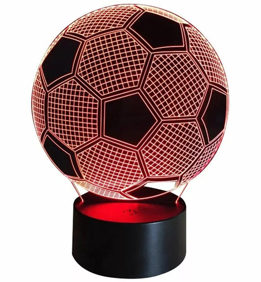 Dekoratiivne LED lamp, jalgpalli kujuga