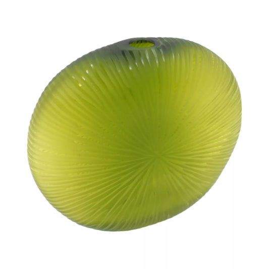 Dekoratiivne klaasvaas, 24×22 cm