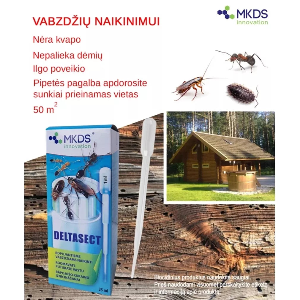 Deltasect biotsiid-putukatõrjevahend, 25 ml