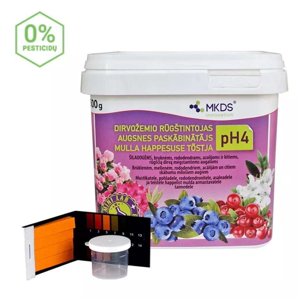 Mullahappesuse regulaator pH4 koos minilaboriga, 500 g