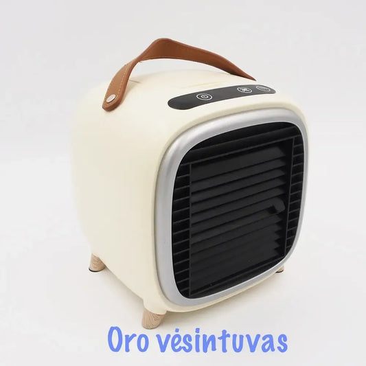 Galingas oro vėsintuvas Kogan, modernus ir efektyvus oro vėsinimo įrenginys su ventiliatoriais ir reguliuojamu greičiu.