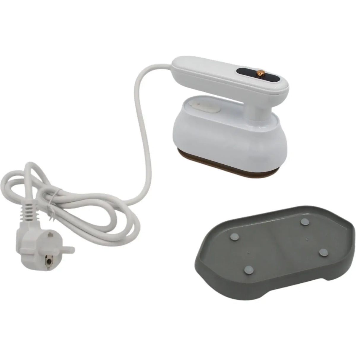 Rankinis garų lygintuvas MDHL MD-P506, 1300 W, su rankena ir garo išleidimo antgaliu, švariai lygina drabužius.