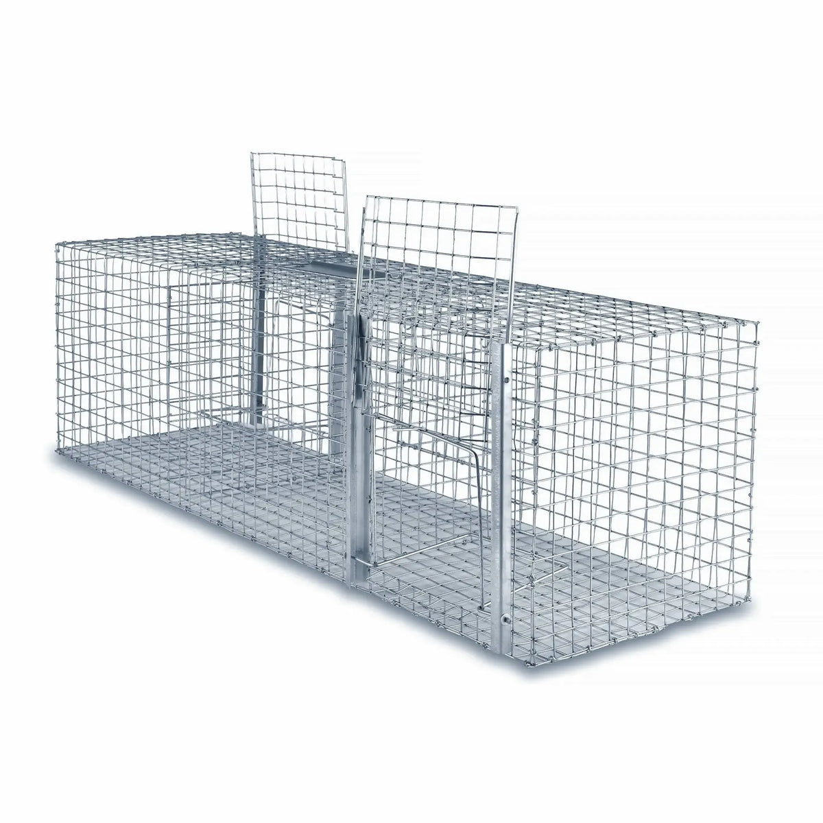 Kahe sissepääsuga eluspüünis lindudele ja väikeloomadele – 102 × 30 × 30 cm