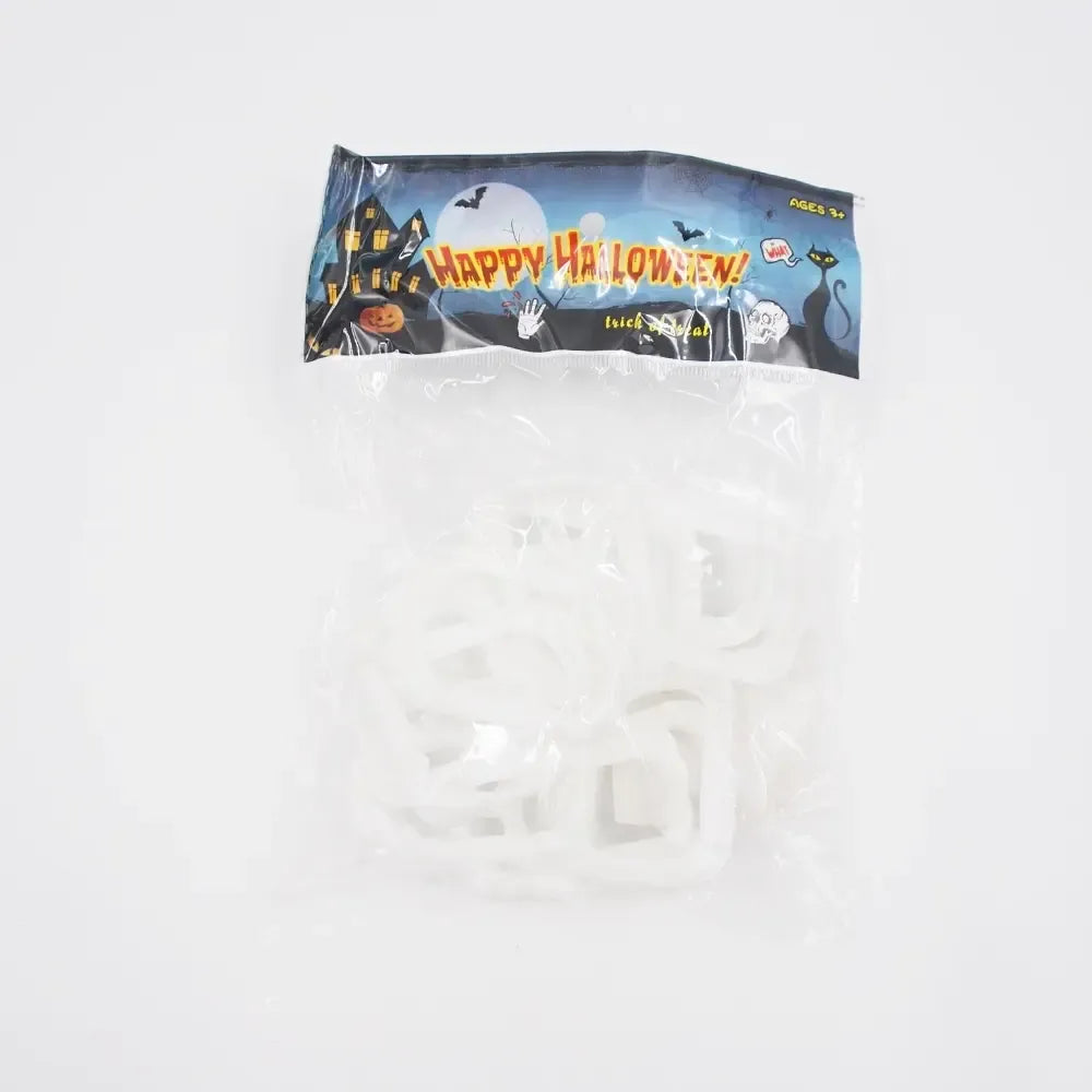 Helovino dekoracijos dantys, 12 vnt., plastikiniai, ryškūs ir iššaukiantys, puikiai tinka Helovino kostiumams ir vakarėliams.