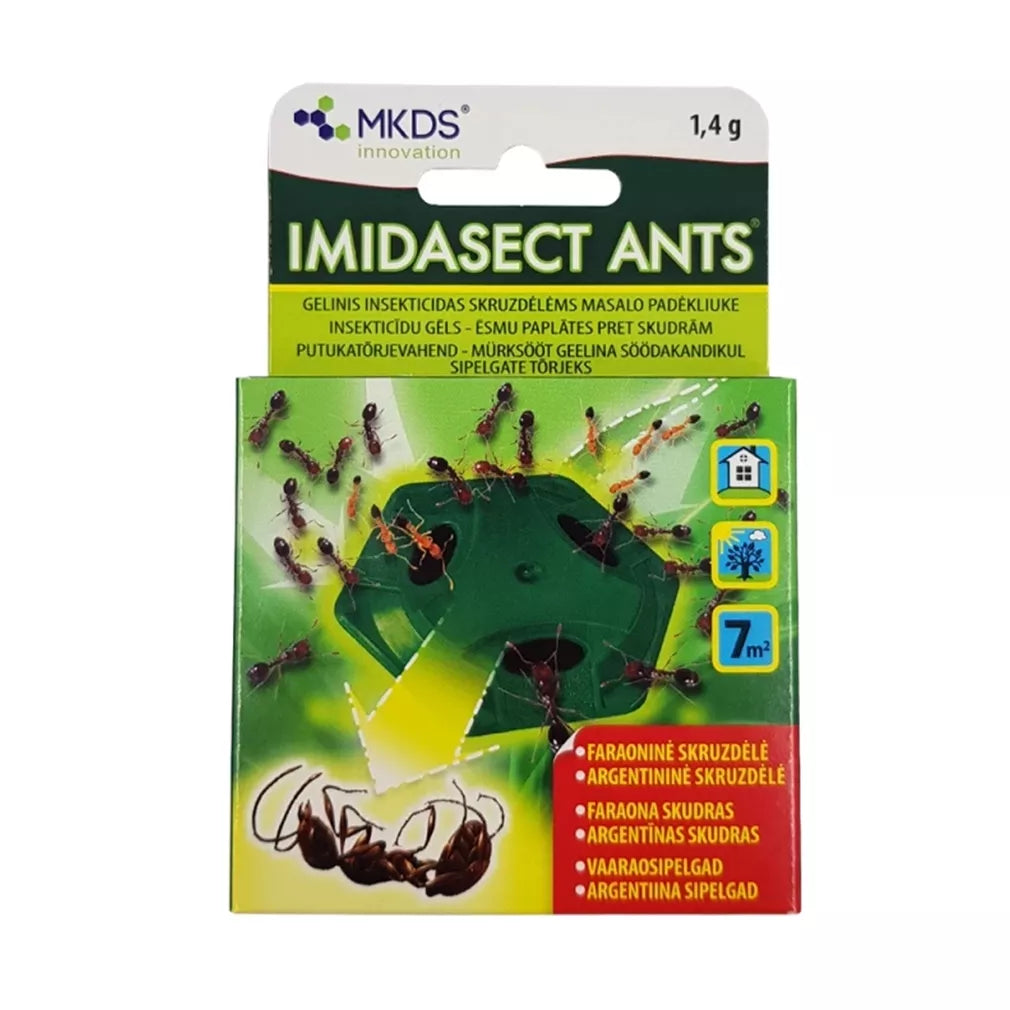 Imidasect Ants, 1,4 g, geelne insektitsiid söödapadjakeses sipelgate tõrjeks