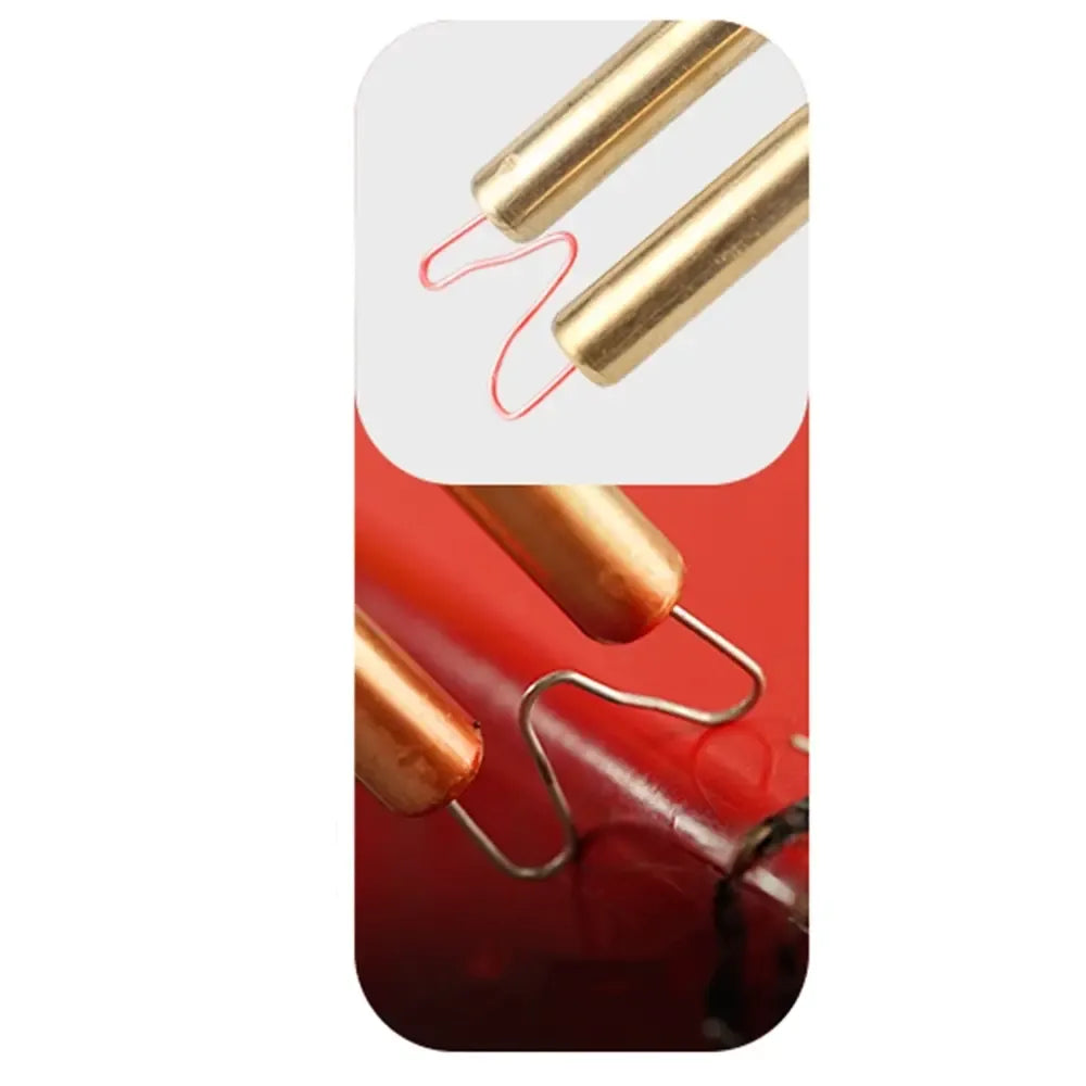 Plastiko suvirinimo kabių rinkinys, 0,6 mm, 100 vnt., naudotas plastiko suvirinimo darbams ir remonto.