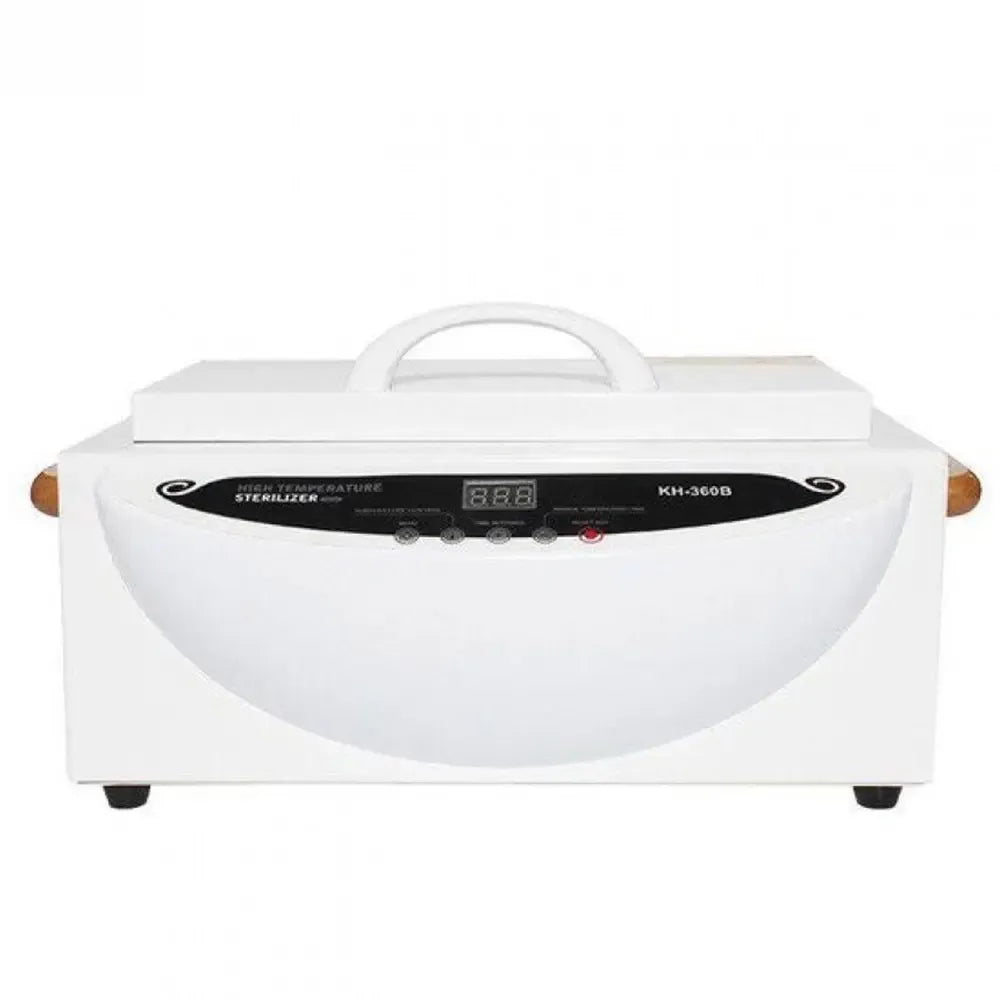 Profesionalus karšto oro sterilizatorius su LCD ekranu, kompaktiškas ir efektyvus sterilizacijos įrenginys medicinos ar grožio paslaugoms.