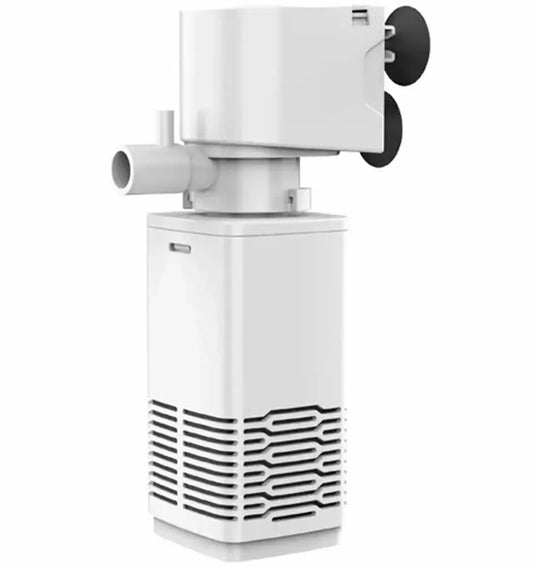 Kompaktiškas vidinis akvariumo filtras JY-500F, 500L/val, skirtas švariam ir sveikam akvariumo vandeniui.