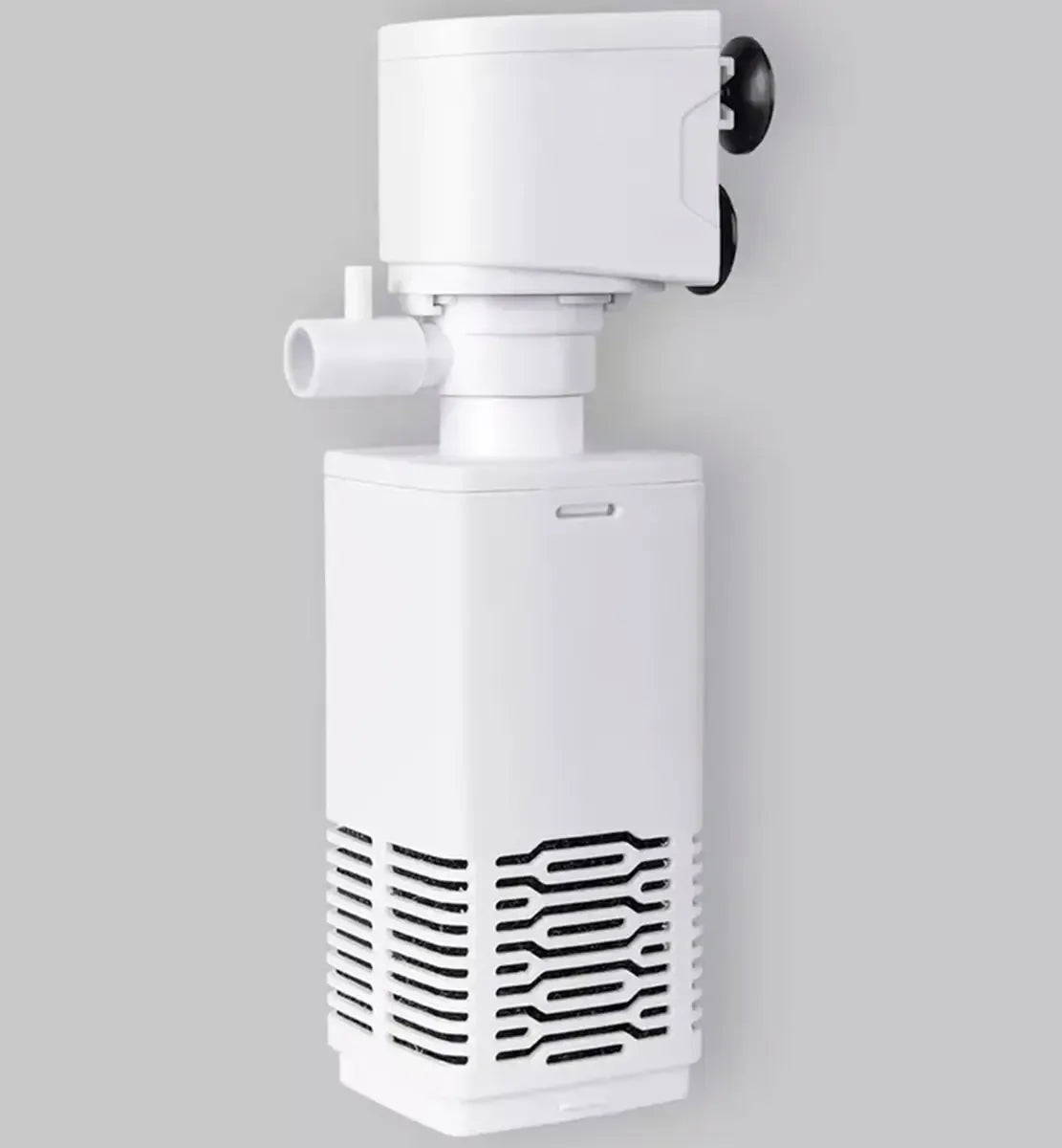 Kompaktiškas vidinis akvariumo filtras JY-500F, 500L/val, skirtas efektyviam vandens filtravimui akvariume.