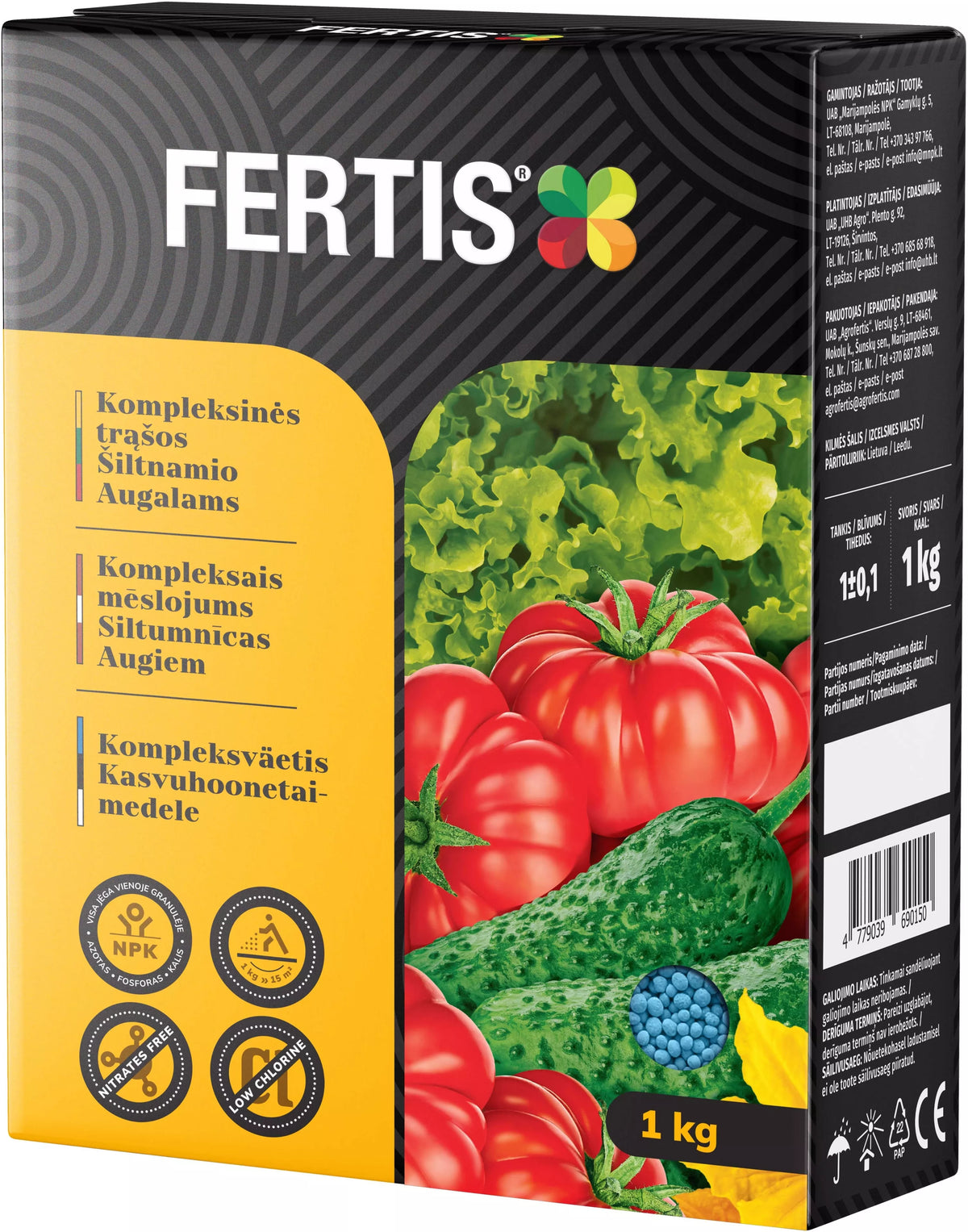 Kompleksväetis kasvuhoonetaimedele FERTIS, 1 kg