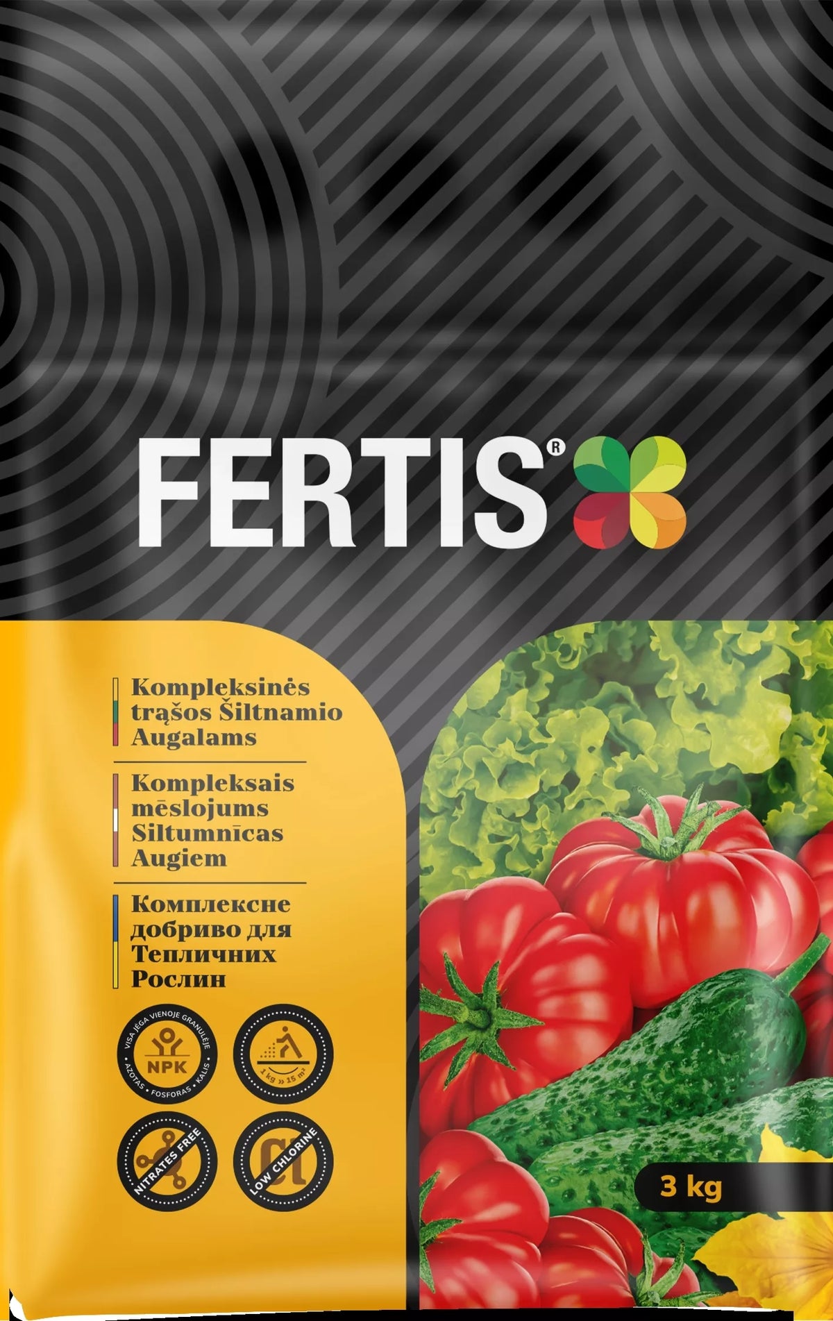 Kompleksväetis kasvuhoonetaimedele FERTIS, 3 kg
