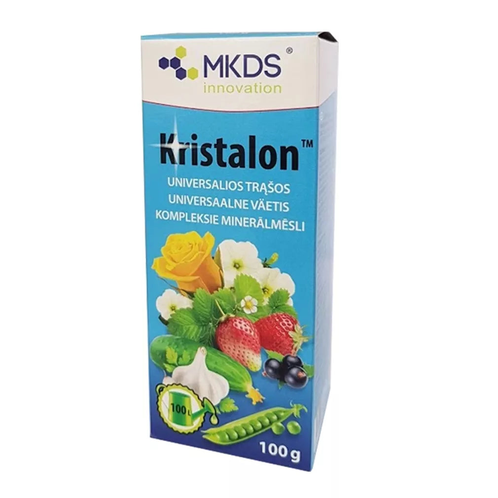 Kristalon sinine, väetis intensiivseks kasvuks, 100 g